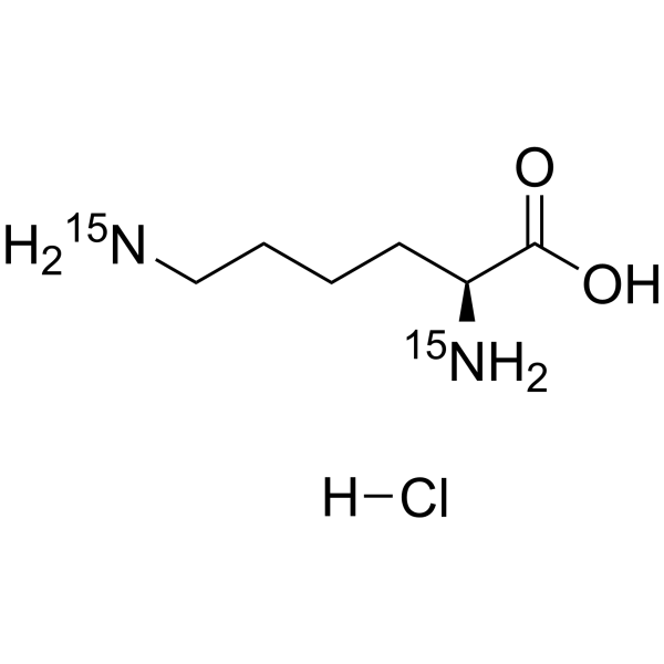L-Lysine-15N2 hydrochloride (L-lysine 15N2 (hydrochloric acid)) 1217460-44-0